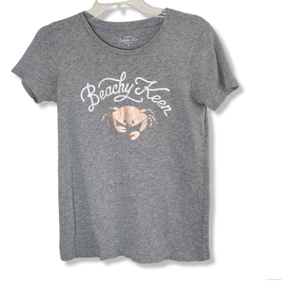 J. Crew Collector Tees Beachy Keen Crab Short Sleeve Round Neck T-Shirt - Picture 1 of 6